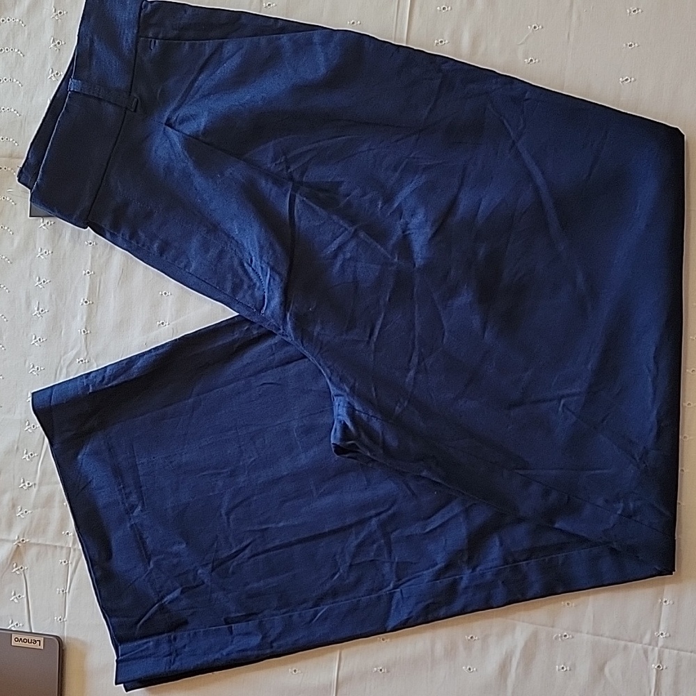 Women's Banana Republic Wide Leg Pants, Navy, Size 10, NWT
